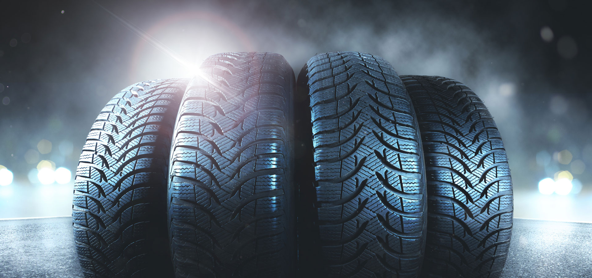 Reifen auf der Straße